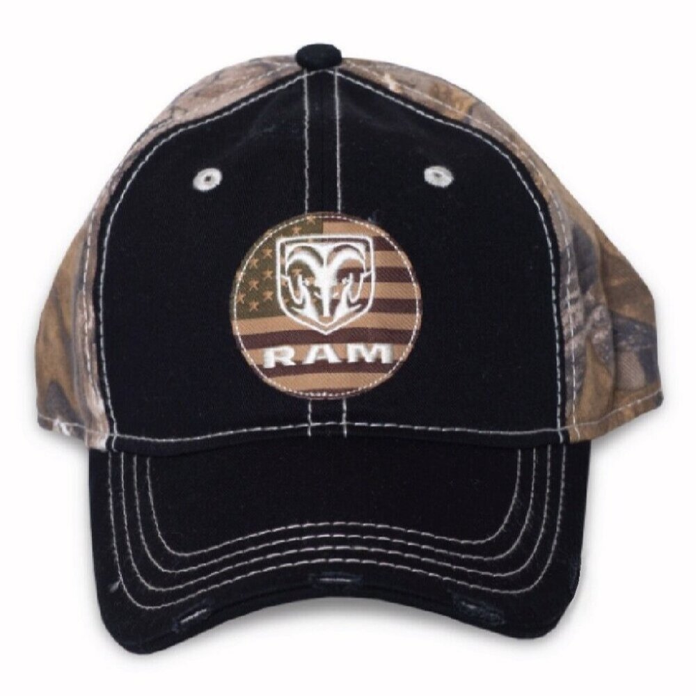 RAM Camo Patch Cap Hat - NEW Fast Ship